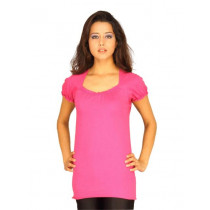 Jealous 21 Women Plain Pink Top