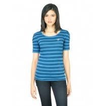 Wrangler Women Lurex Blue Top