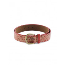Lino Perros Women Printed Red Belt