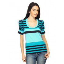 Arrow Woman Striped Blue Top