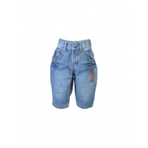 Palm Tree Kids Boys Washed Blue Shorts