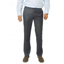 Genesis Men Solid Black Trousers