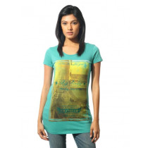 Wrangler Women Big Rodeo Green T-shirt