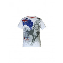 Doodle Boys Printed White T-shirt
