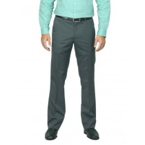 John Miller Men Striped Grey Trousers