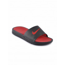 Nike Men Benassi Solarsoft Slide Black Flip Flops