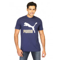 Puma Men Vintage No.1 Logo Blue Tshirts