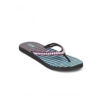 Lotto Women's Wave Chic Black Purple Flip Flop