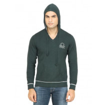United Colors of Benetton Men Solid Green Sweater