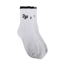 2go Active Gear USA Men Pack of 3 White Socks