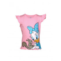 Disney Kids Girl's Pink Daisy and Squirrel Kidswear