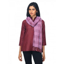 Fabindia Women Mauve Stole