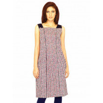 W Women Printed Cream Kurtas