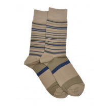 Reid & Taylor Men Stripes Beige Socks