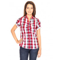 Lee Women Check Red Shirts