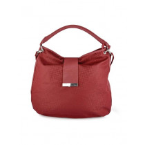 United Colors of Benetton Women Solid Maroon Handbags