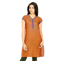 Mother Earth Women Mustard Kurta