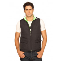 Reebok Men Sport Revesable Black Green Jacket