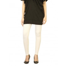 Femella Women Cream Leggings