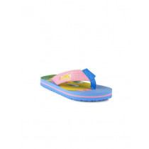 Warner Bros Kids Girls TW Flower Flops Blue Slippers