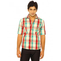 Wrangler Men Galway Placket Label Check Shirt