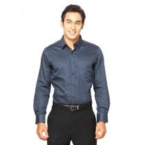 Indigo Nation Men Club Satin Hot Stepper Blue Shirts