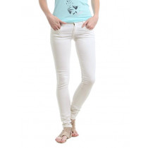 Kraus Jeans Women White Jeggings
