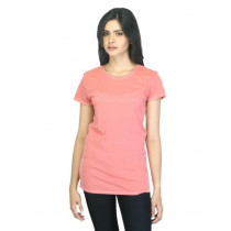 United Colors of Benetton Women Peach T-shirt