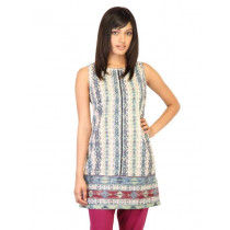 W Women Printed Beige Kurtas