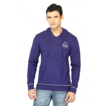 United Colors of Benetton Men Solid Blue Sweater