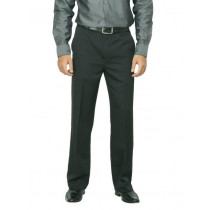 John Miller Men Striped Black Trousers