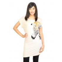 Arrow Women Zebra Cream Top