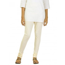 Aurelia Women Solid Cream Leggings