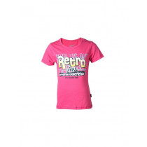 Doodle Kids Girls Pink Retro Top