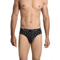 FCUK Underwear Men Black Printed Brief