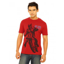 Wrangler Men Motor Rider Red T-Shirts