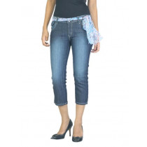 Jealous 21 Women Washed Blue Capris