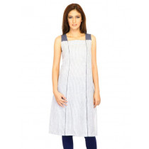 W Women Printed White Kurtas