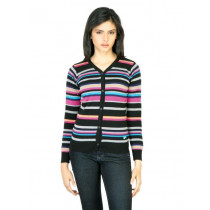 Wrangler Women Fluro Black Sweater