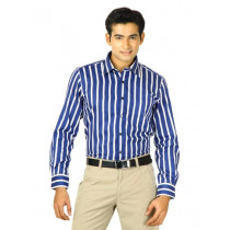 Indigo Nation Men Hot Stepper Blue Shirts