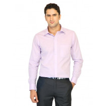 Belmonte Men Solid Purple Shirts
