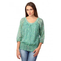 Vero Moda Women Bale Green Top