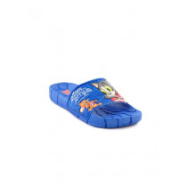 Warner Bros Kids Unisex TJ Big Face Blue Slippers