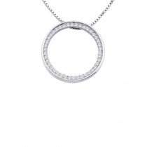 Lucera Women Silver Pendant with Chain
