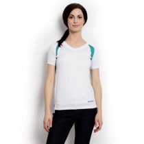 Wildcraft Women Solid White Tshirt