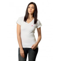 Spykar Women Cult White T-shirt