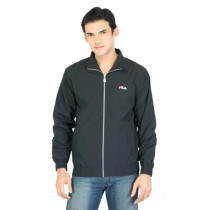 Fila Men Solid Black Jacket