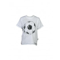Doodle Kids Boys Soccer White T-Shirt