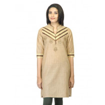 Mother Earth Women Beige Kurta