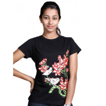 Inkfruit Women's Chirfhy Black T-shirt